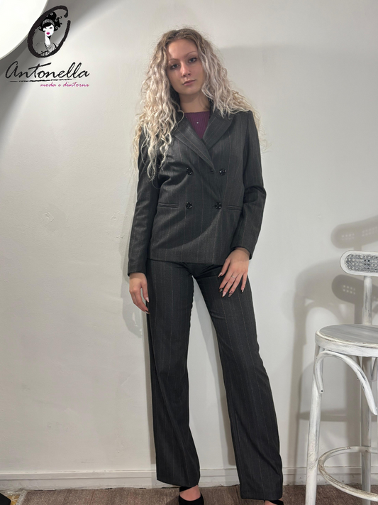 Completo Gessato Donna Artigli - Giacca e Pantalone